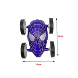 Pack of 2 Friction Power Spiderman AND Doremon Car for Kids