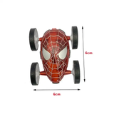 Pack of 2 Friction Power Spiderman AND Doremon Car for Kids