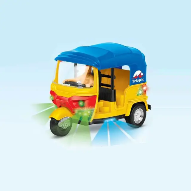 Bump and Go Auto Rickshaw Toy for babies and kids