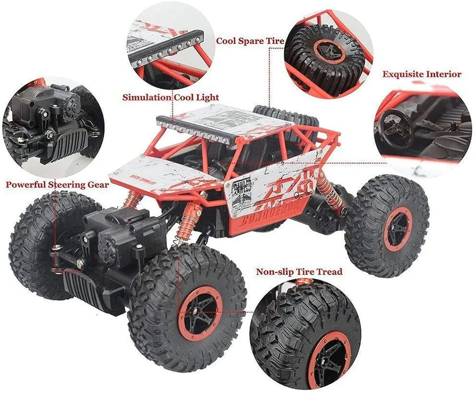 Four Wheel Drive Remote Control Rock Climbing High Speed Monster Racing Car