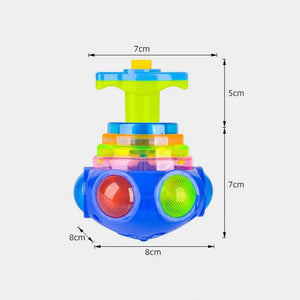 Spinner Lattu Toy Flash Lighting And Music For Kids