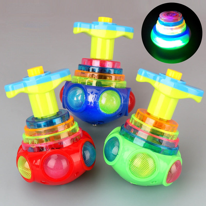 Spinner Lattu Toy Flash Lighting And Music For Kids