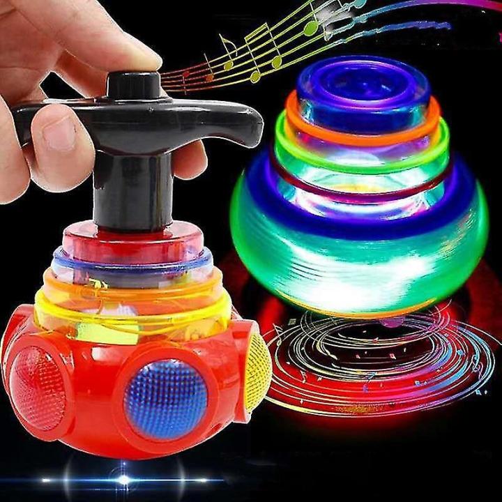 Spinner Lattu Toy Flash Lighting And Music For Kids