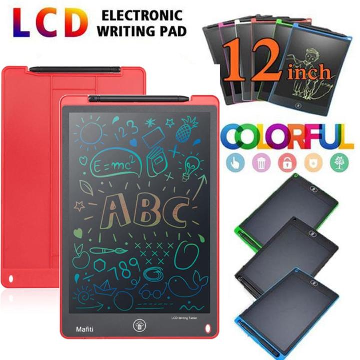 12" Inch LCD Writing Tablet (package of 2)For Kids - Digital Drawing Pad - Erasable Writing Board - Writing Pad