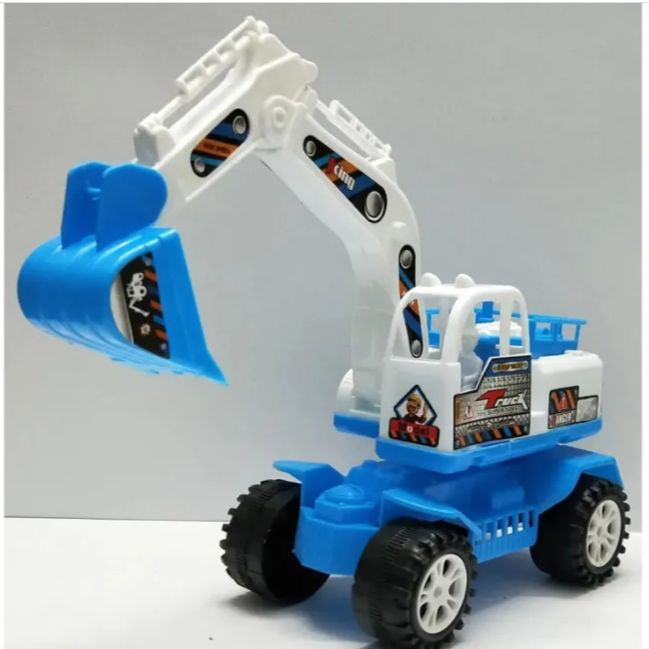 Construction Excavator truck friction toy for kids