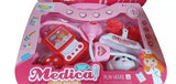 Medical Little Doctor Set Pink Carry Case Girls Pretend Play Toy Kids Gift