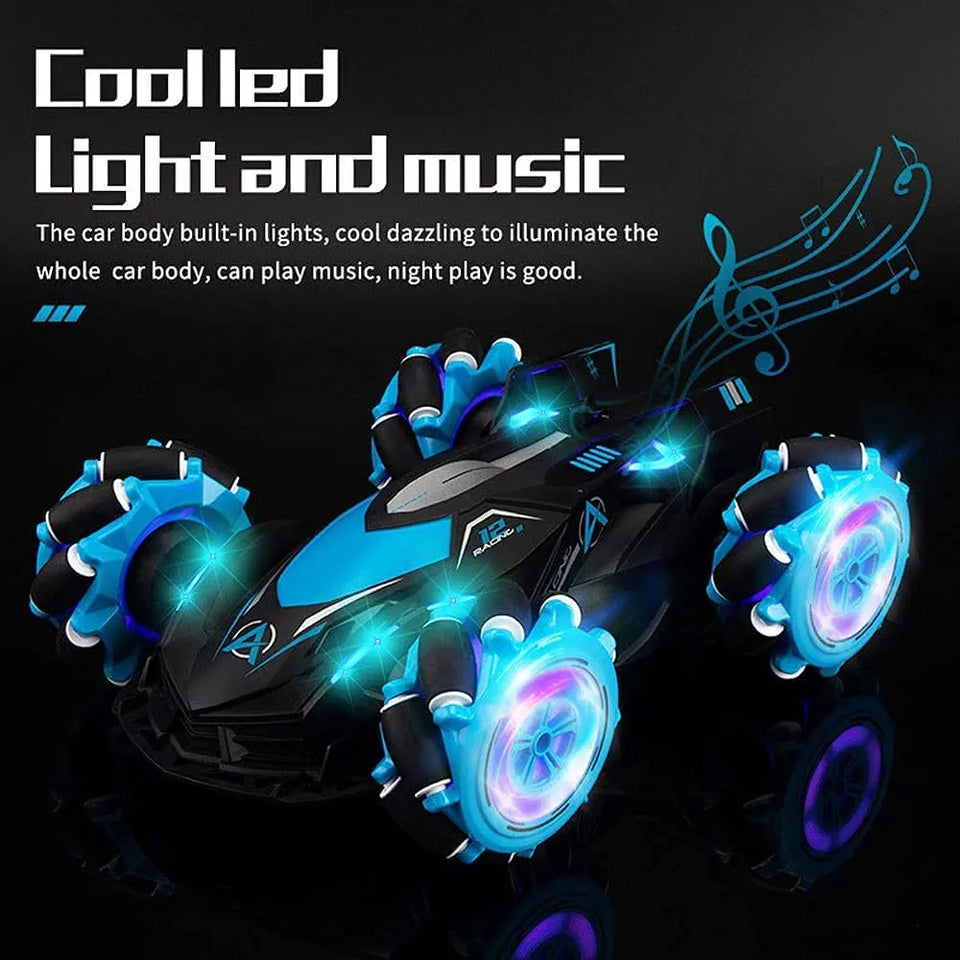 RC Car, Fog Racer Remote Control Car For Kids Racing Hobby Toy With Rear Fog Stream 1:14 4WD Crawler Toy Car Model Vehicle For Boy Girl Adults LED Light Monster Truck