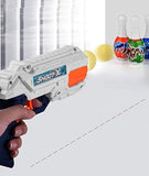 Chocozone Dual Function Shooting Gun Toy Ball Blaster Gun Foam Shooter with 3 Bowling Pins & Water Gun