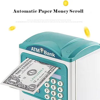 ATM Machine for Kids finger print  atm machine for saving money low price