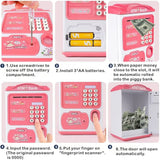 ATM Machine for Kids finger print  atm machine for saving money low price