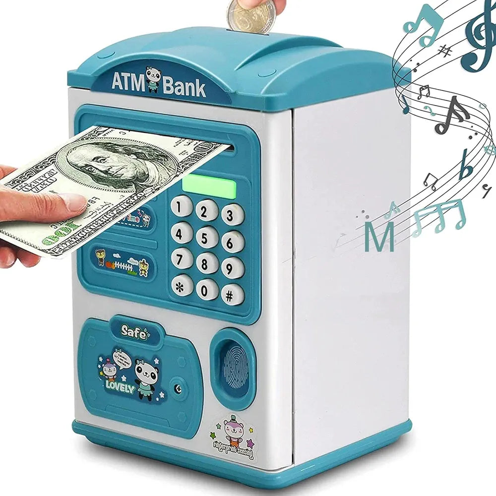 ATM Machine for Kids finger print  atm machine for saving money low price