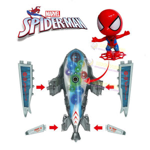 Spider-man Avengers Spiderman Hero Large LED Airplane Aeroplane aircraft Flying Educational Plane